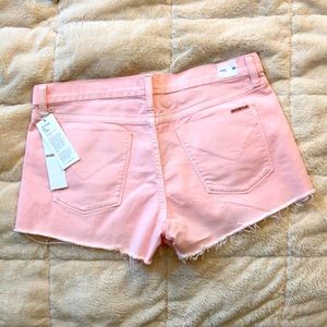 Hudson Jeans pink denim shorts